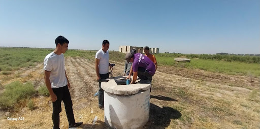 Water Sampling from Irrigation Canal